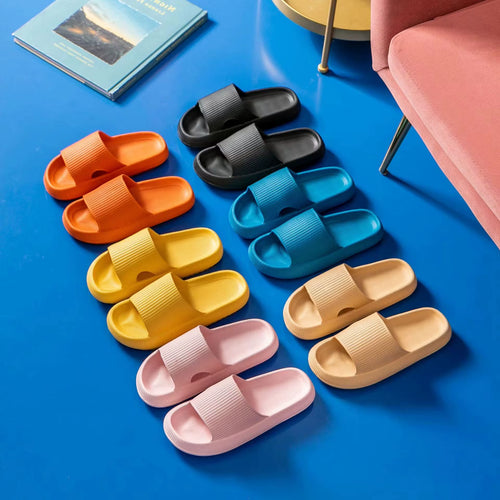 2026 DROPSHIPPING Product Home EVA Indoor Slippers Soft Cloud Slippers Thick Platform Casual Pillow Slides Pillow Soft Slides